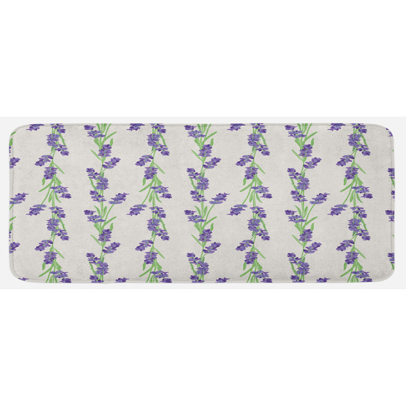 Tapis de cuisine lavande