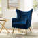 Avianna 29.25" Wide Tufted Polyester Wingback Chair