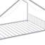 Cadre de lit double pour enfant avec bandes lumineuses à DEL, cadre en fer en forme de toit, L 78,5 po x l 55,9 po x H 58,4 po-256184179-256184188