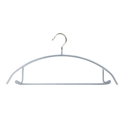 Clothes Hangers Non Slip Rubber Coating Metal Hanger, 20 Pack