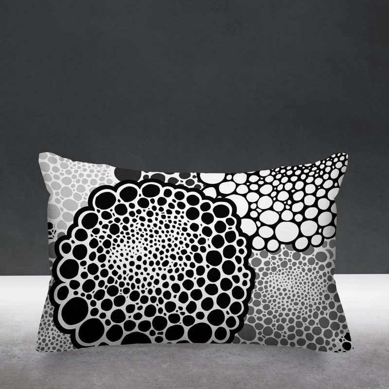Coussin Bryony, Noir