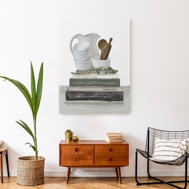 " Cookbook Stack Bowls ", 40" H x 30" W