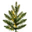 Vickerman Balsam Spruce Slim Artificial Christmas Lighted Artificial Pine Christmas Tree-2036676698