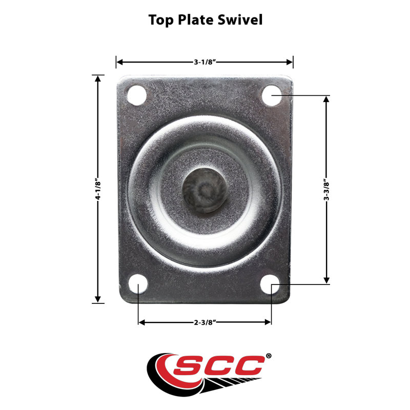 Solid Polyurethane Swivel Caster