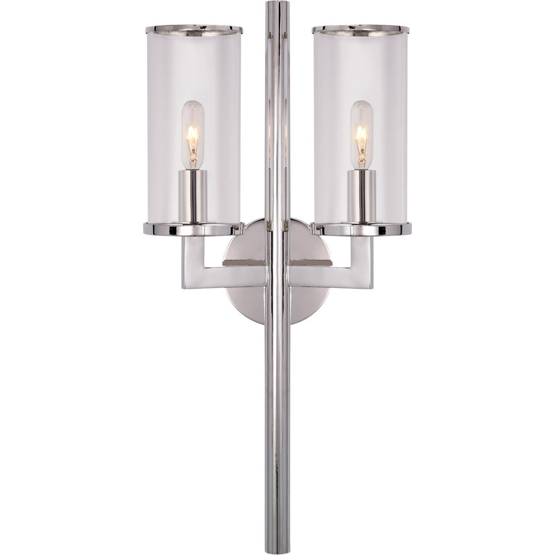 Kelly Wearstler Liaison Double Sconce, Polished Nickel