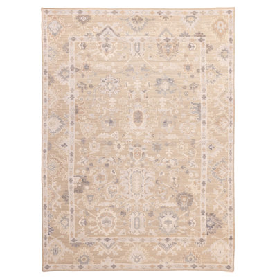 Finest Oushak Khaki Rug 8'11" x 12'3"