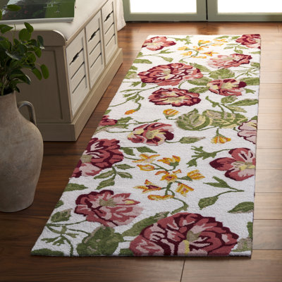 Jardin 275 Hand Tufted Indian Wool Pile Floral Rug