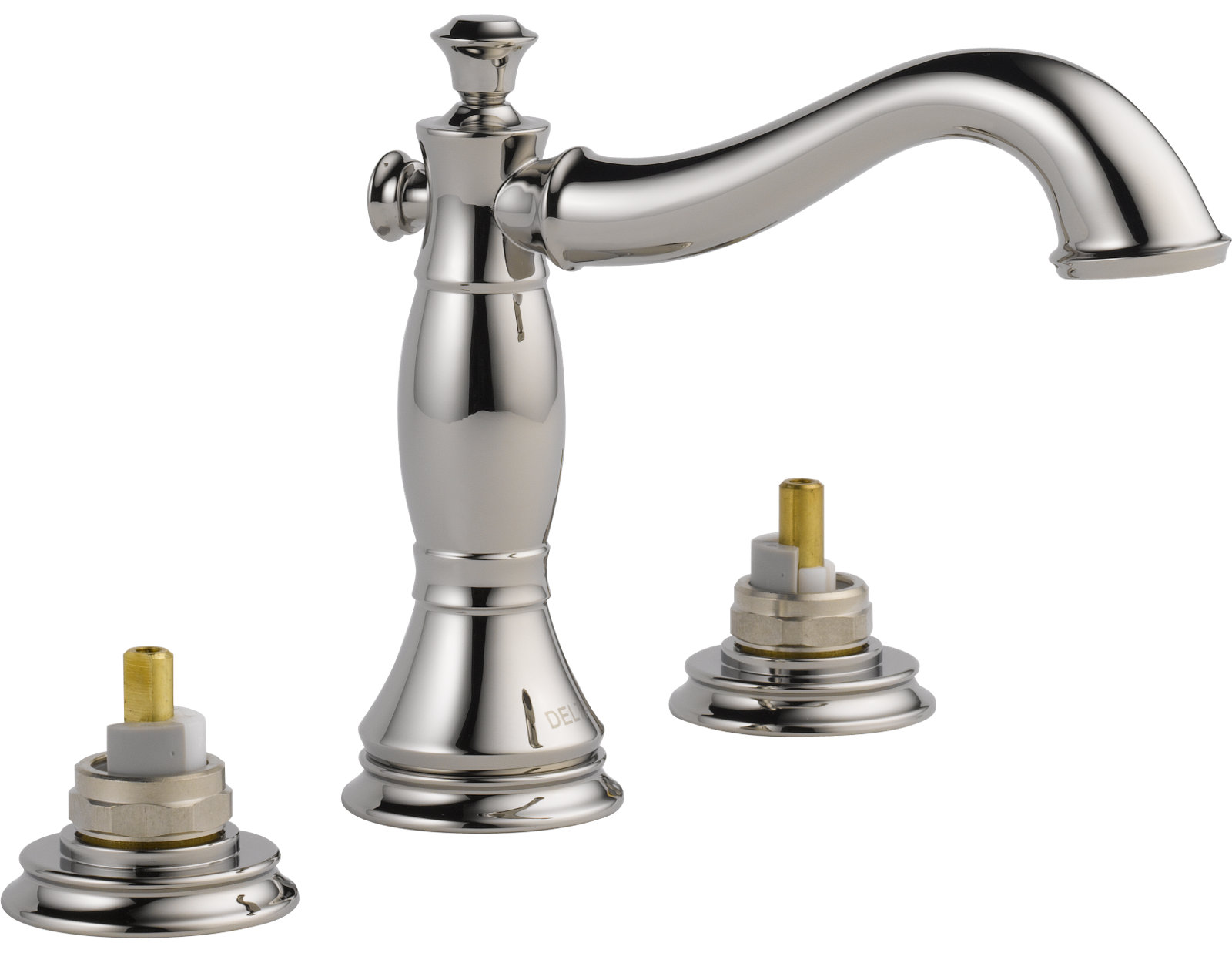 Cassidy™ Widespread Faucet with Drain Assembly, Brilliance Polished Nickel