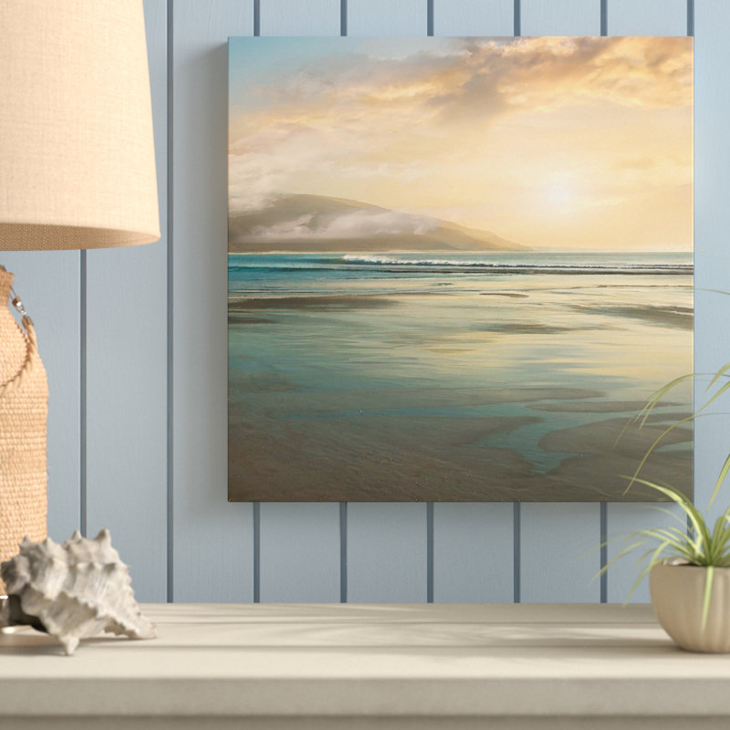 «Island Mist», reproduction, H 24 po x l 40 po x P 1,5 po, Toile tendue