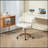 Versatile Modern Home Office Desk Chair with Wheels, Swivel and Height Adjustable Function, Ideal for Various Tasks and Comfortable Sitting-526591649