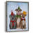 Christmas Party Mutts Framed Print - Solid Wood