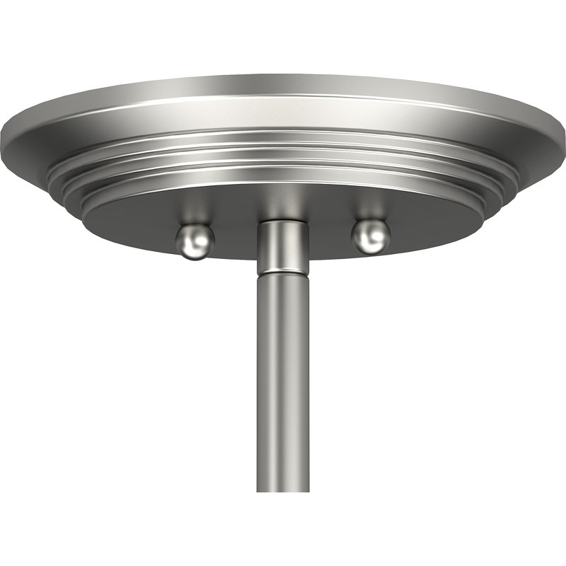 1-Light Indoor Brushed Nickel Mini Pendant