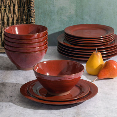 Terranea 18 Piece Dinnerware Set, Service for 6