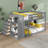 Full Over Full Bunk Bed With 4 Drawers, 3 Shelves, Wood Bunk Bed Frame With Guardrail, Ladder-2098941350