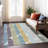 Machine Washable Indoor/Outdoor Lockway ACN2418 Mid-Century Modern Rug-1440937540