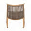 Chaise berçante d'extérieur en rotin PE