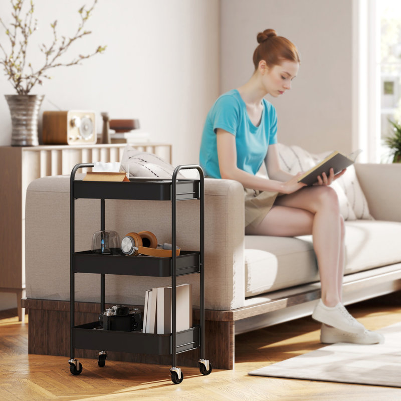 79cm H x 45cm W Utility Cart with Wheels