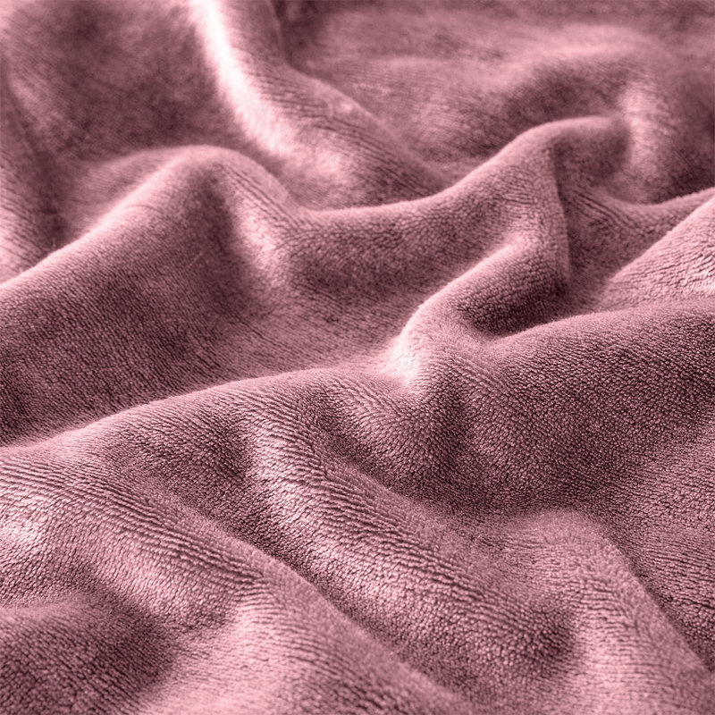 Aspire Homeware Deluxe Hotel Collection Ultra-Soft Sherpa Fleece Throw Blanket for Plush & Cozy Comfort, Pink