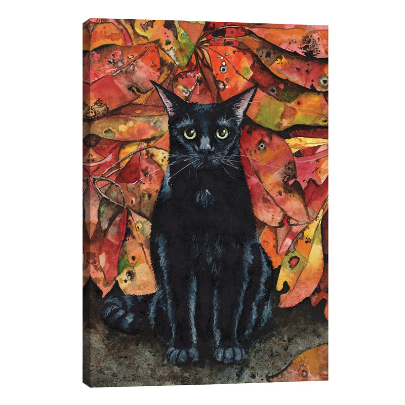 Ailurophobia by Maggie Vandewalle - Wrapped Canvas Painting, 152.5 cm H x 101.5 cm W