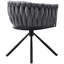 31cm H Tufted Velvet Upholstered Metal Armchair-1938997164-1914789562