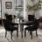5-Piece Round Glass Dining Table Set-52562577-49314469