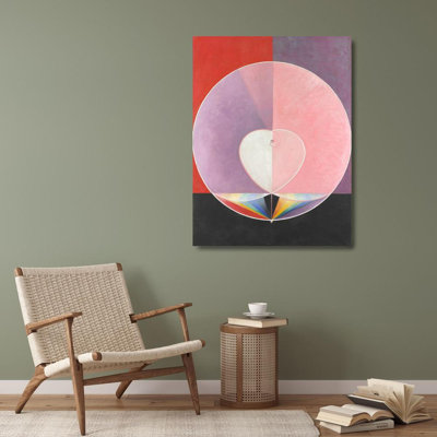 "Doves No. 2" by  Hilma Af Klint - Gallery Wrap Canvas Wall Art