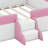 Upholstered Daybed With Fence And Stairs-67056425