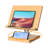 Book Stand For Reading, Adjustable Holder With 360° Rotating Base & Page Clips, Foldable Desktop Ricer For Cookbook,Sheet Music,Laptop,Recipe,Textbook,Hands Free(13.2 X 9.2 Inches)
