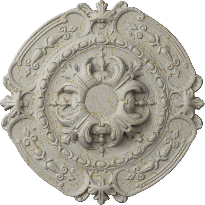 Médaillon de plafond Endurathane Southampton, DE 16 3/8 po x P 1 3/4 po (convient aux auvents jusqu'à 2 3/4 po)