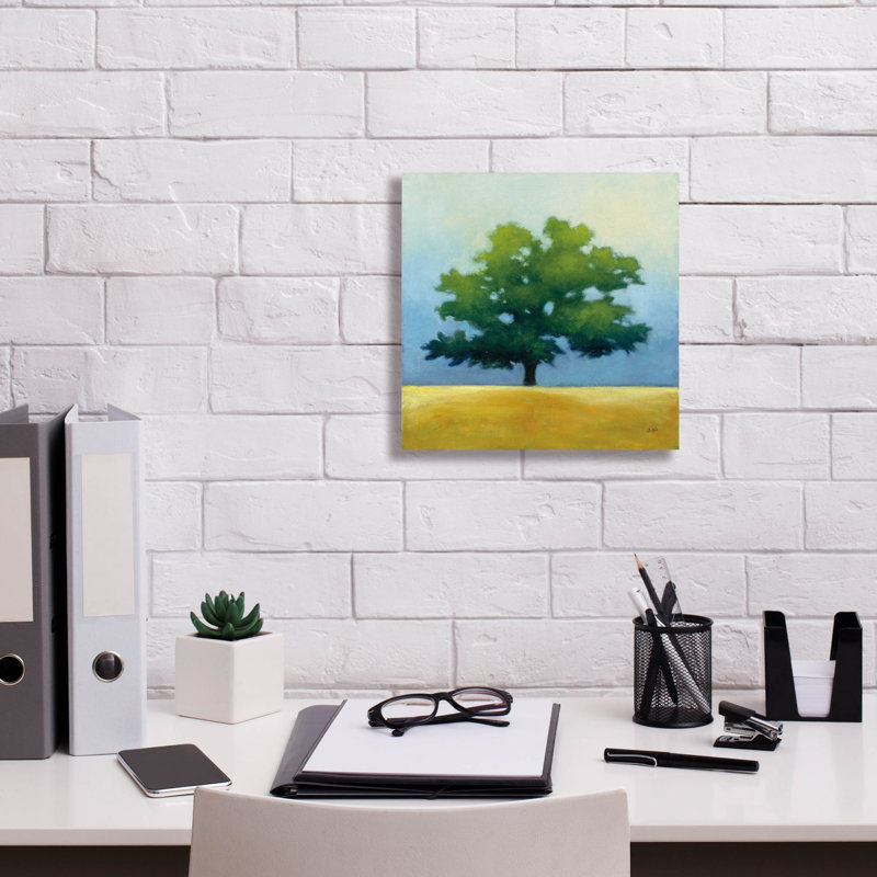 «Epic Graffiti» «Under The Oak 1» par Julia Purinton, art mural sur toile, H 12 po x l 12 po x P 0,75 po