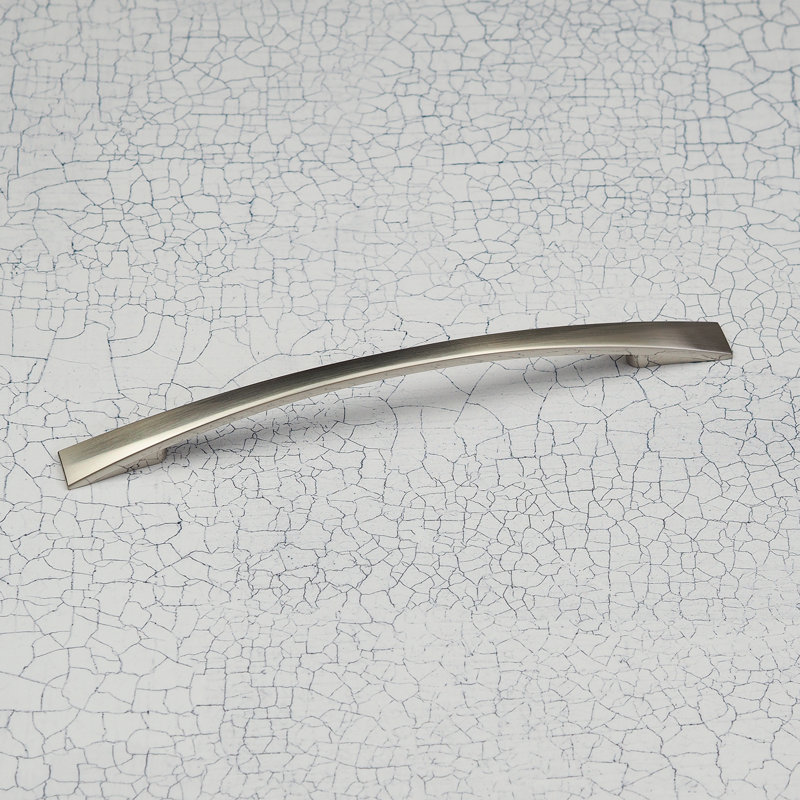 Brushed Nickel Slim Bow Handles, 160mm