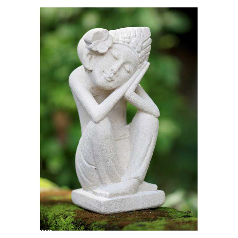 Sculpture de fleuriste en pierre de sable