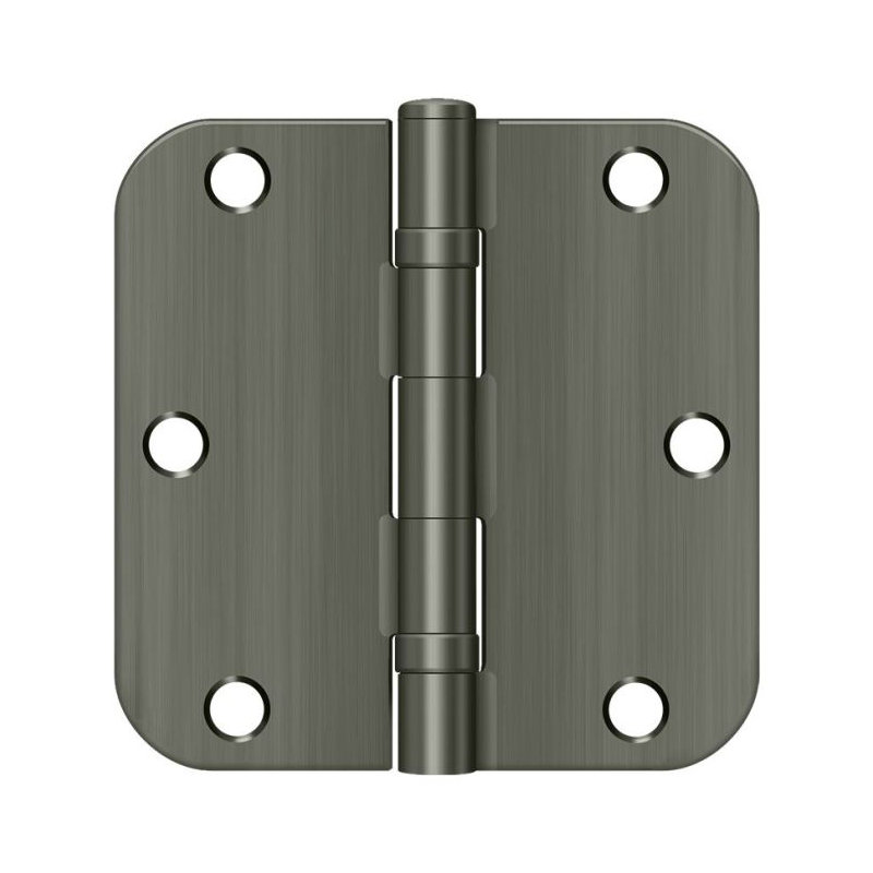 Steel Hinge, Antique Nickel