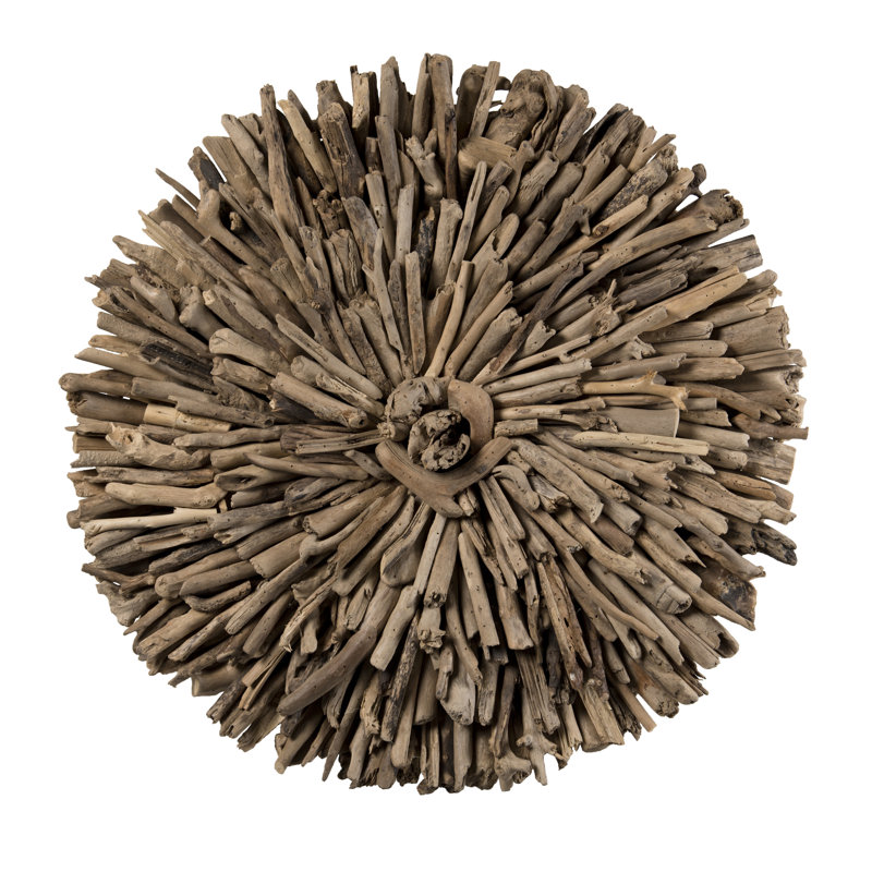 Handmade Abstract Wall Decor on Solid Wood, 80 cm H x 80 cm W x 9 cm D