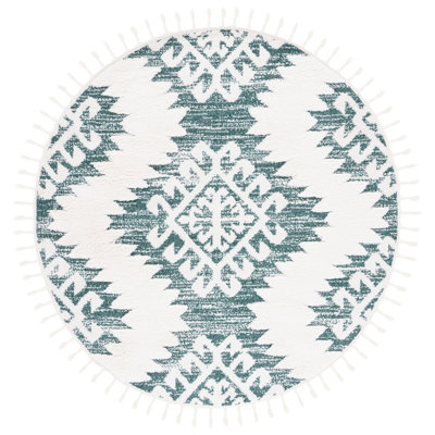 Tapis à performance géométrique marocain