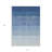 3' X 5' Blue And Gray Ombre Washable Indoor Outdoor Area Rug