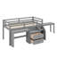 Lit mezzanine avec bureau et tiroirs Jianah-512639395-512639396