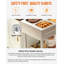 Chauffe-plats en acier inoxydable avec casseroles et tablettes