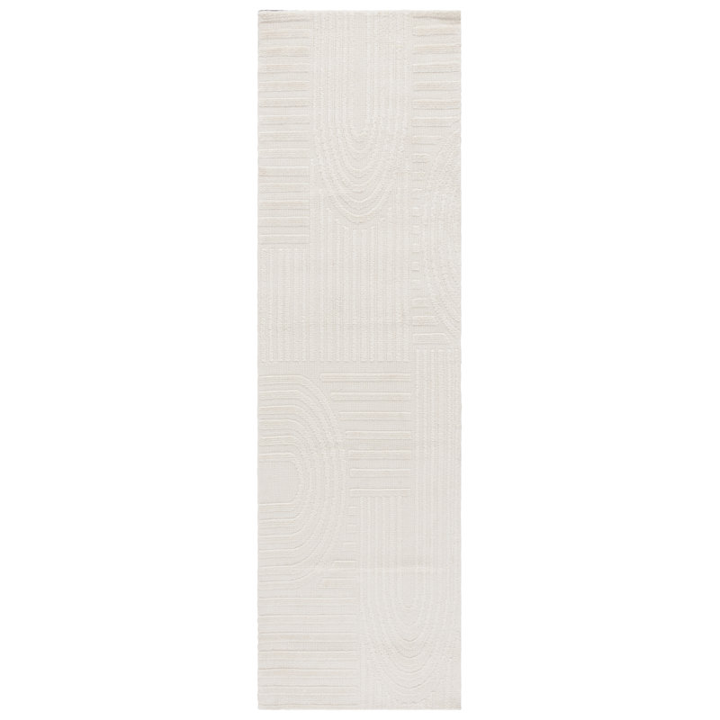 Tapis géométrique Erzhan Performance, Tapis de couloir 2 pi 3 po x 8 pi
