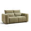 Canapé inclinable électrique surdimensionné moderne en chenille de 186 cm de large, à double moteur et appui-tête réglable manuellement