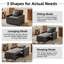 Fauteuil convertible simple 35,6 po 3-en-1-1785370451