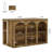 55'' Large Home Bar Unit With Storage, Farmhouse Counter Height Table For Kitchen