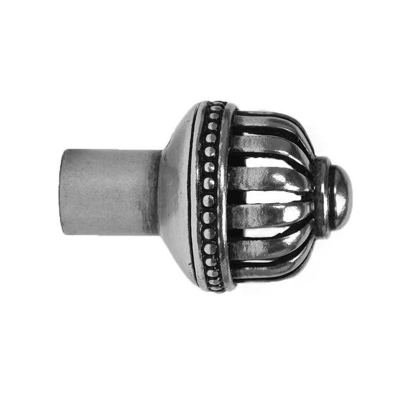 Cricket Cage medium round knobin Antique Brass, Silver