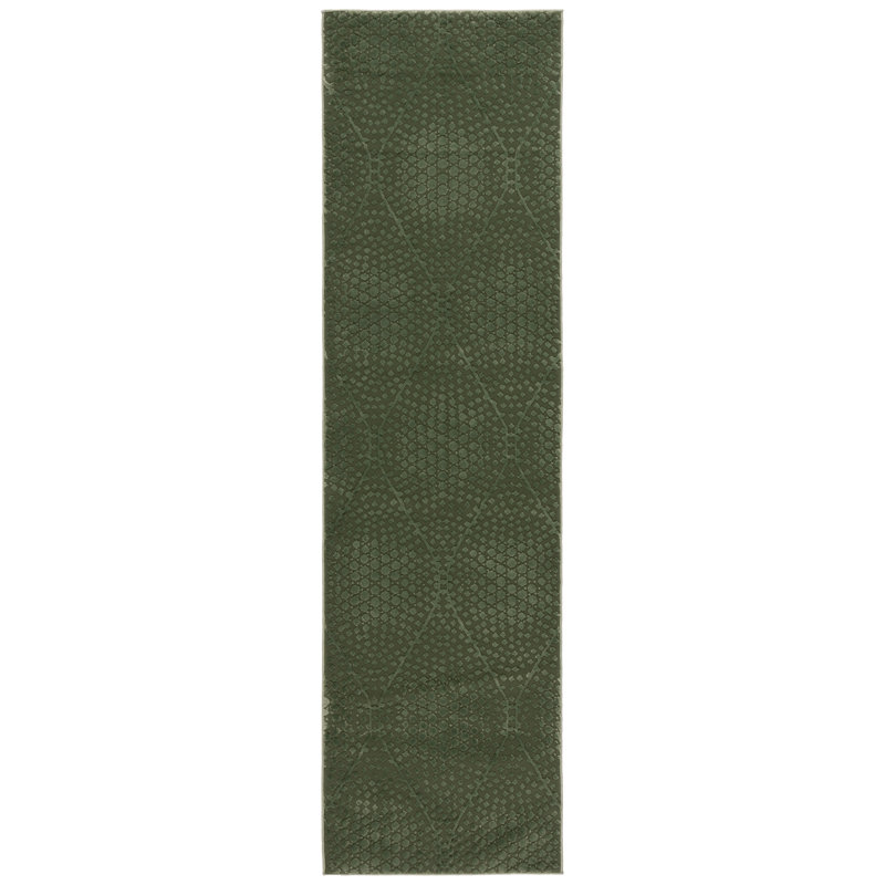 Tapis vert Revive 108, Tapis de couloir 2 pi 3 po x 8 pi
