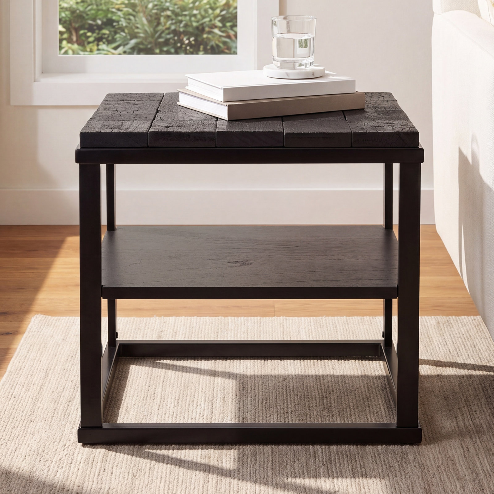 Ken Solid Wood End Table