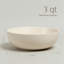 Over&Back Coupe Semi Hand-Finished Stoneware Low Serving Bowl-99305366