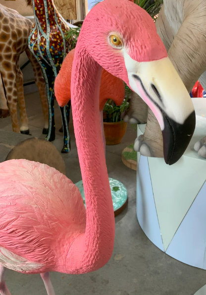 Buikema Flamingo Life Statue
