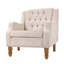 Fauteuil d'appoint, fauteuil de salon, ensemble de repose-pieds avec clous en laiton rétro, fauteuil capitonné capitonné-1678335994