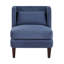 Fauteuil d'appoint moderne bleu-1966808494