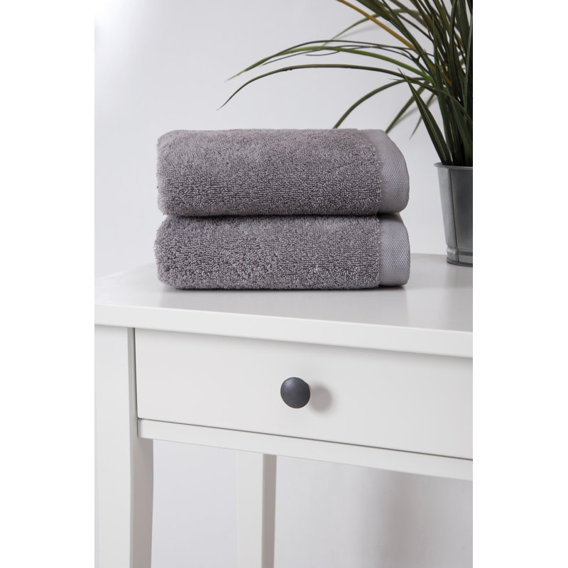 Zimmerman Midweight Hand Towel, Gray